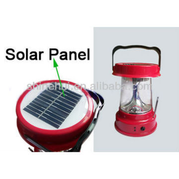 Plastic ABS/Transparent PC ultra bright led lantern camping solar energy lantern